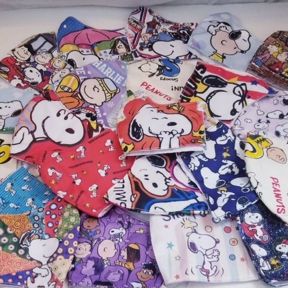 3x custom PEANUTS Snoopy MEGA MIX FACE MASK cover - Picture 12 of 14
